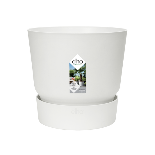 Pot elho Greenville Round white - D18 x H17