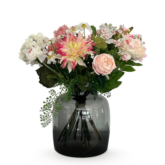 Kunstbloemen - Boeket M - Pastel Lover - 40 cm - Forestbloom