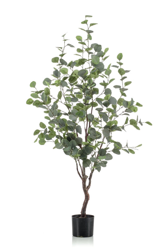 Kunstplant - Eucalyptus - Blauwe Gomboom - 120 cm - Forestbloom
