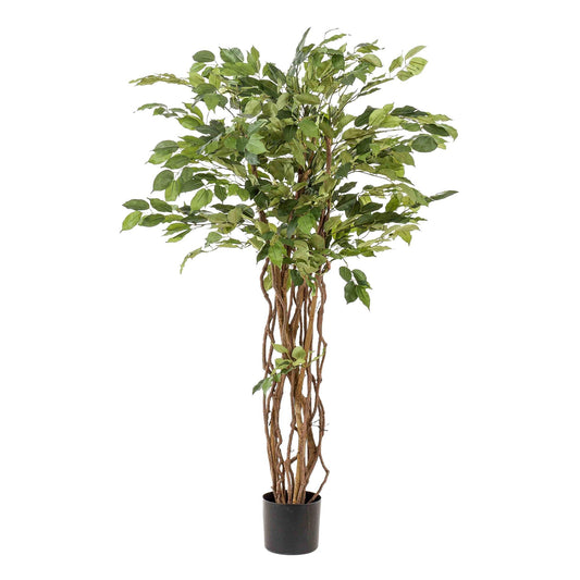 kunstplant - Ficus liana - Vioolbladplant - 140 cm - Forestbloom