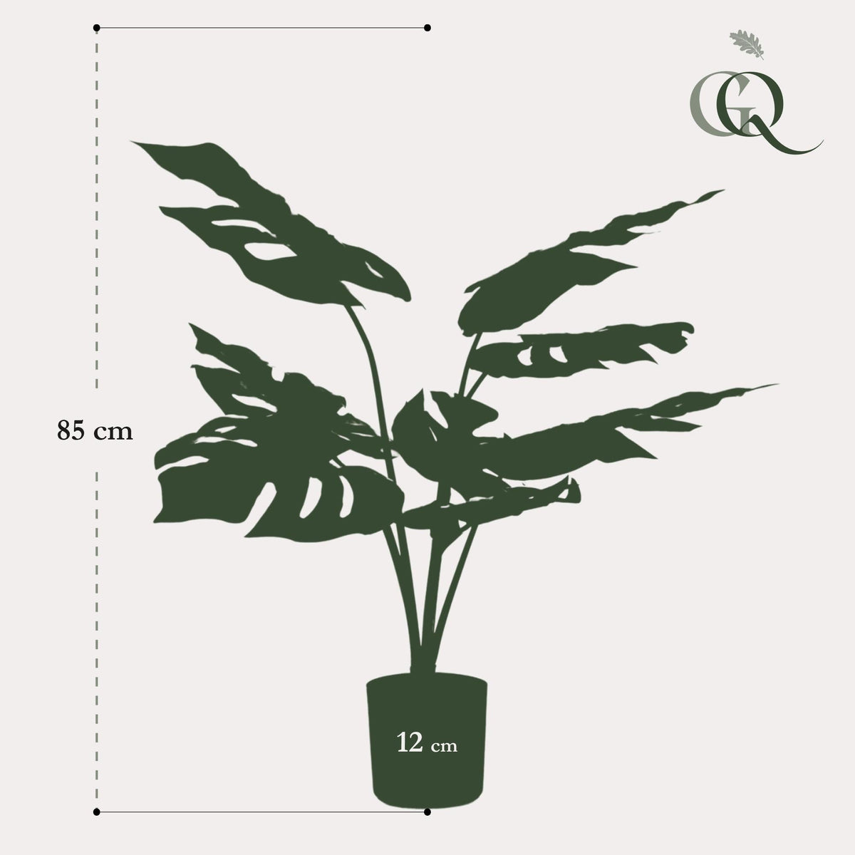 Kunstplant - Monstera Deliciosa - 65 cm - Forestbloom