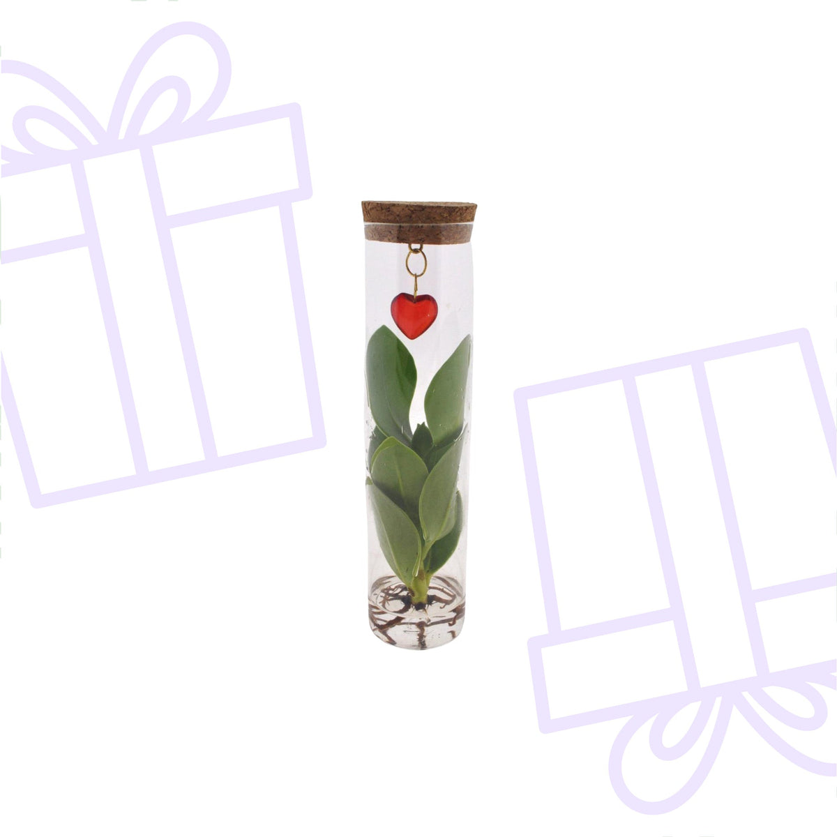Mix In Tube Glas + Jewel (hartje) - Forestbloom