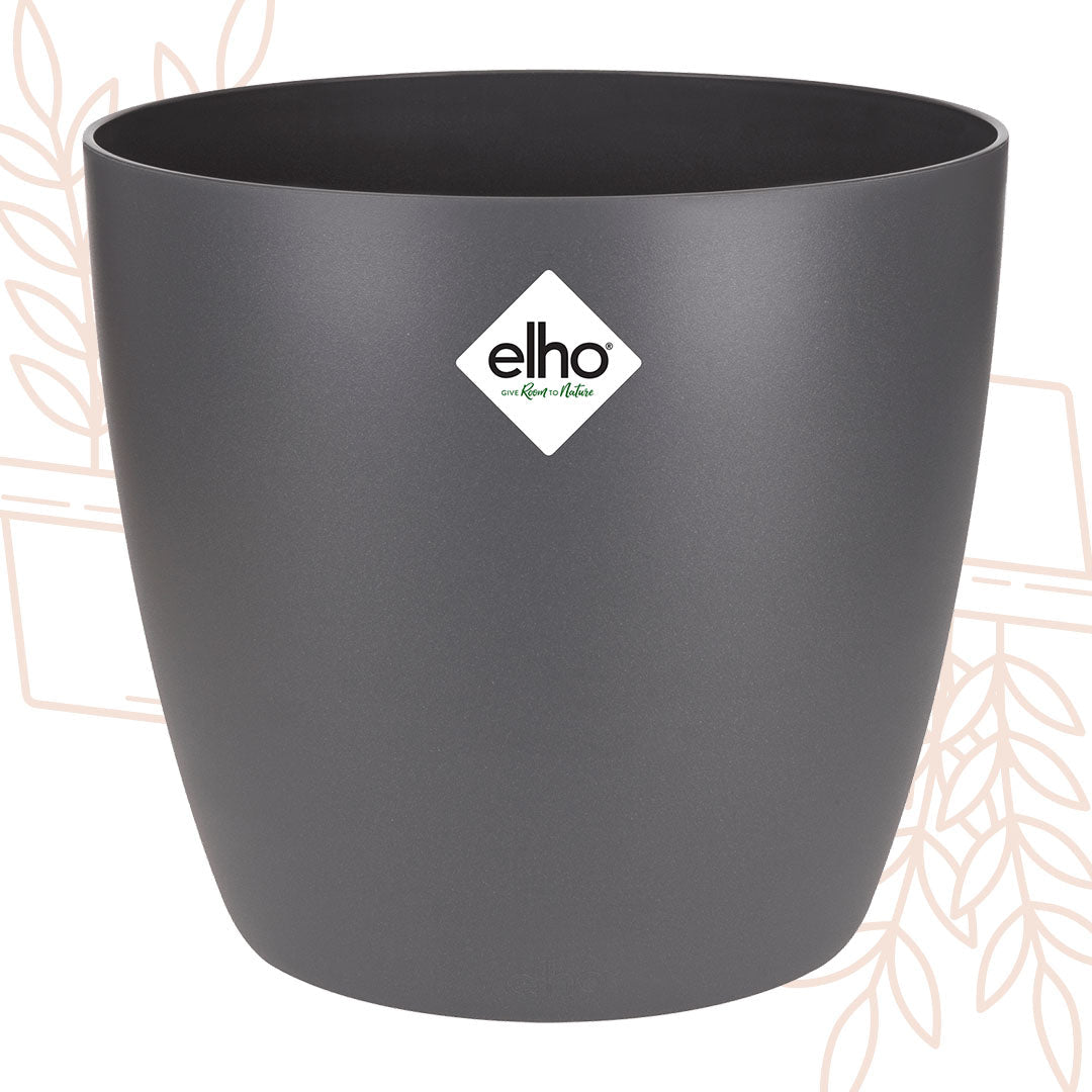 Pot elho Brussels Round Antraciet D30 x H27 - Forestbloom
