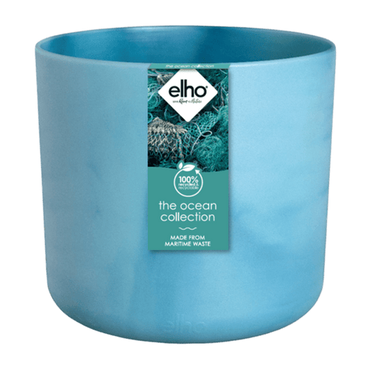 Pot Elho Ocean Round atlantic blue - D14 x H13 - Forestbloom