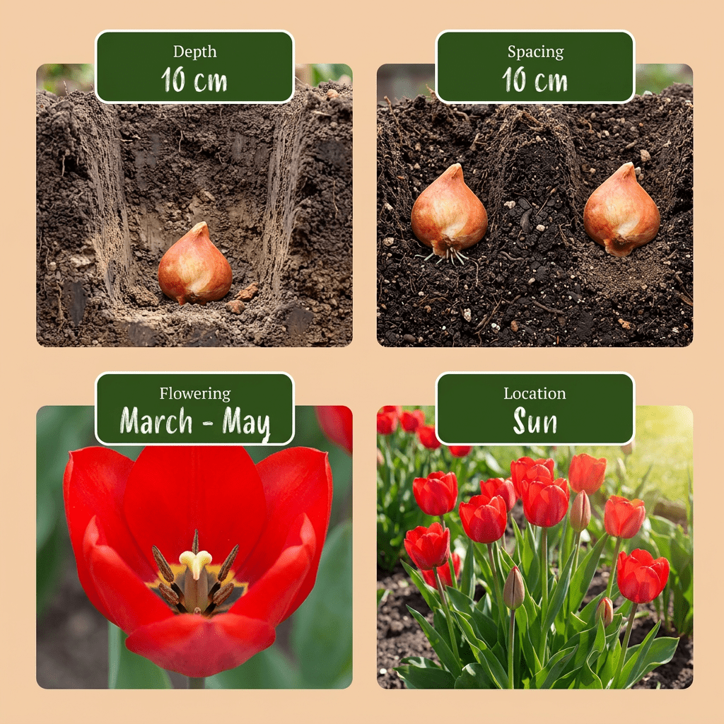1000x Bulbs From Holland - Bollen uit Holland - Diversen - Zomerbloeier - Bolmaat 10/12 - Forestbloom