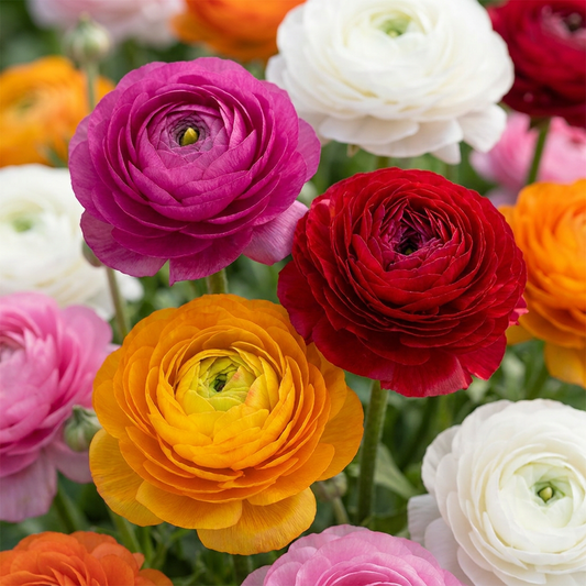 160x Ranunculus Mix - Ranonkel Mix - Diversen - Zomerbloeier - Bolmaat 5/6 - Forestbloom