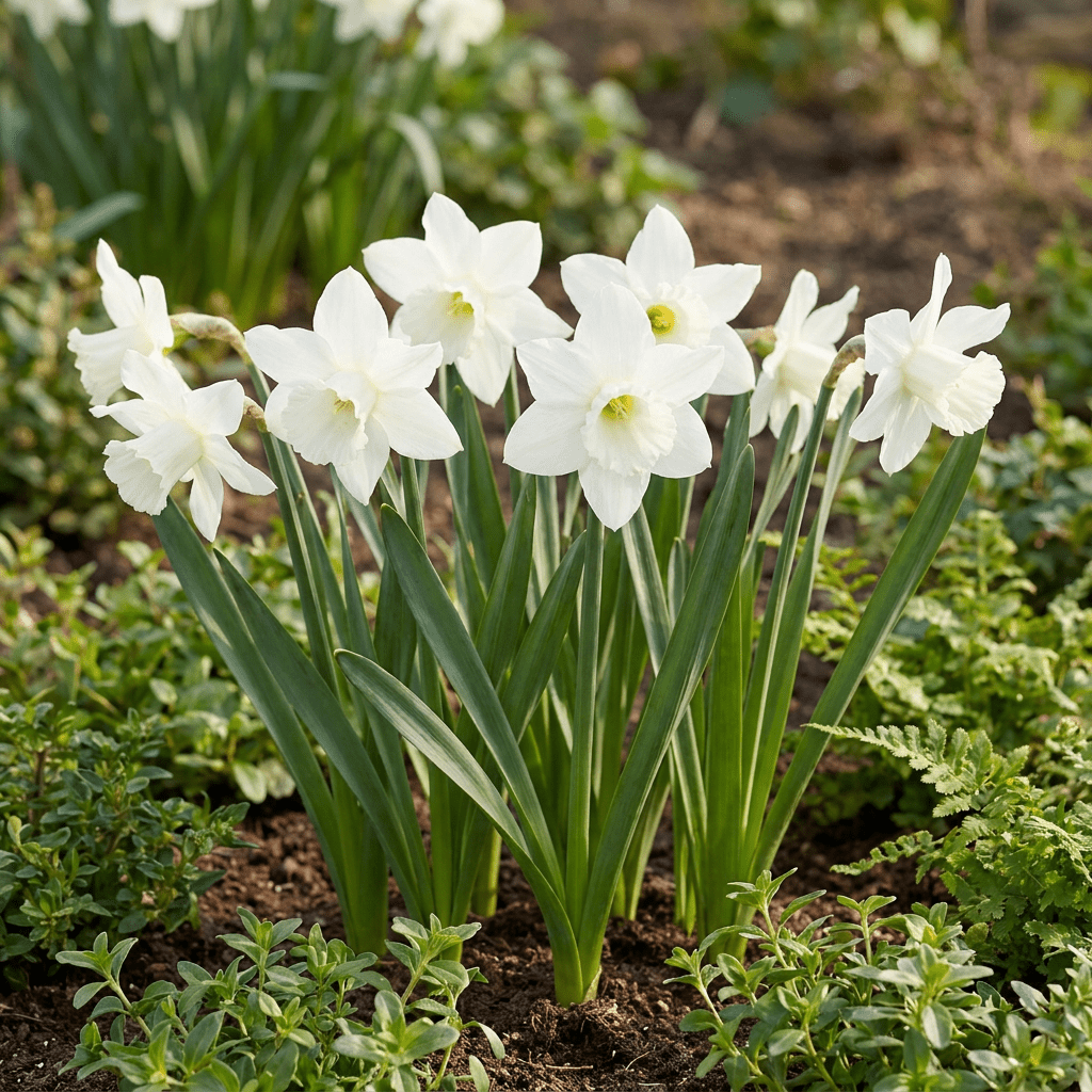 240x Narcissus Botanical White Mix - Botanische witte narcis mix - Wit - Voorjaarsbloeier - Bolmaat 10/12 - Forestbloom