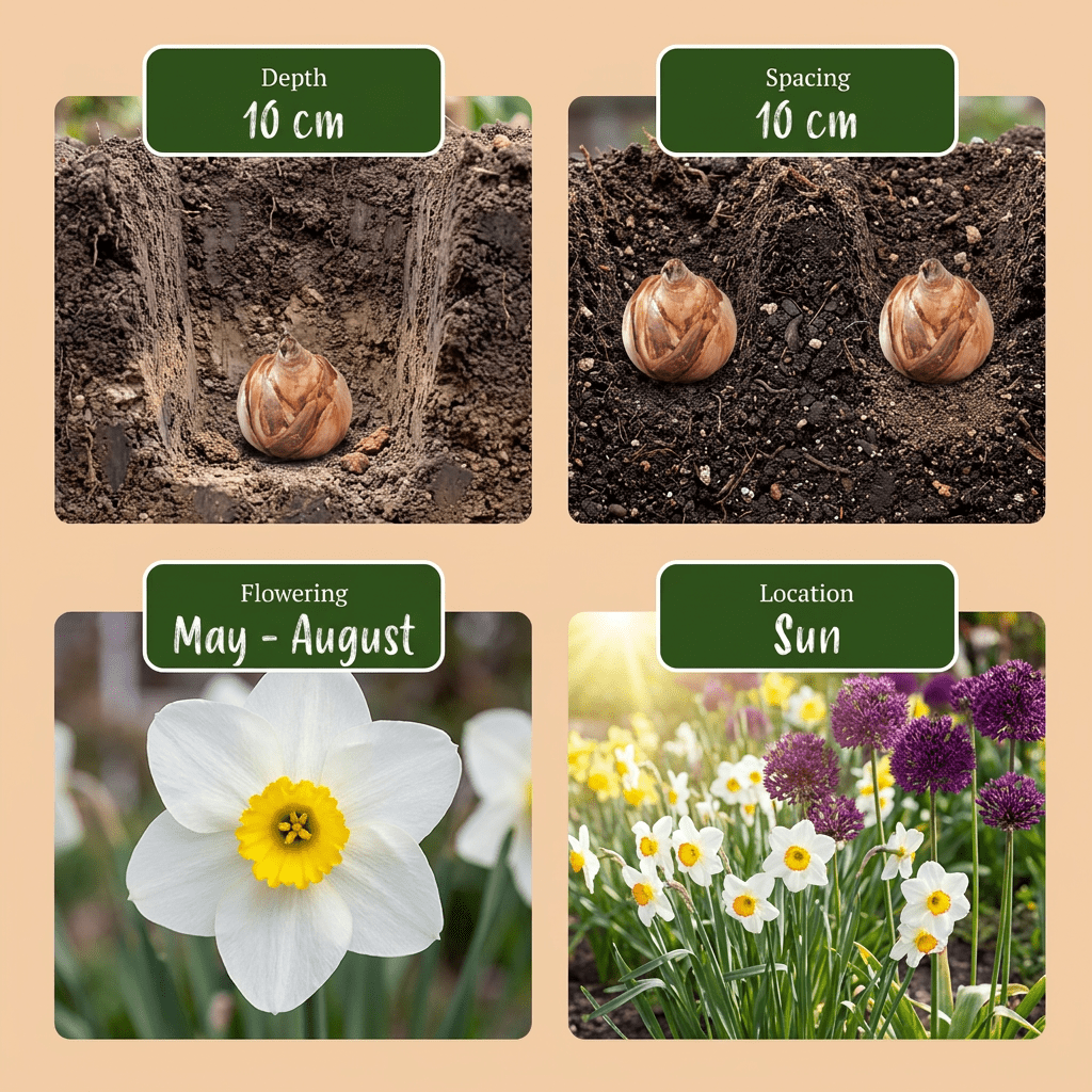 280x Bulb Dry Garden - Droge tuin bollenplanten - Diversen - Zomerbloeier - Bolmaat 10/12 - Forestbloom