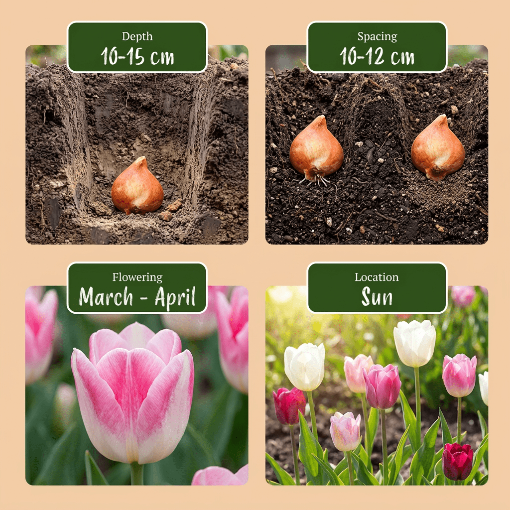 280x Tulipa Pastel mix - Pastel tulp mix - Diversen - Voorjaarsbloeier - Bolmaat 11/15 - Forestbloom