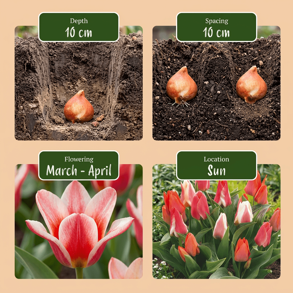 320x Tulipa Greigii mix - Greigii-tulp mix - Diversen - Voorjaarsbloeier - Bolmaat 11/14 - Forestbloom