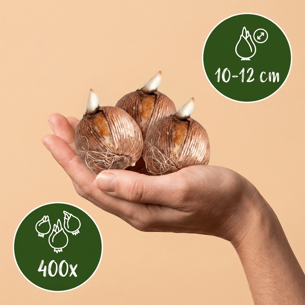 400x Bollenschadutuin - Diversen - Zomerbloeier - Bolmaat 10/12 - Forestbloom