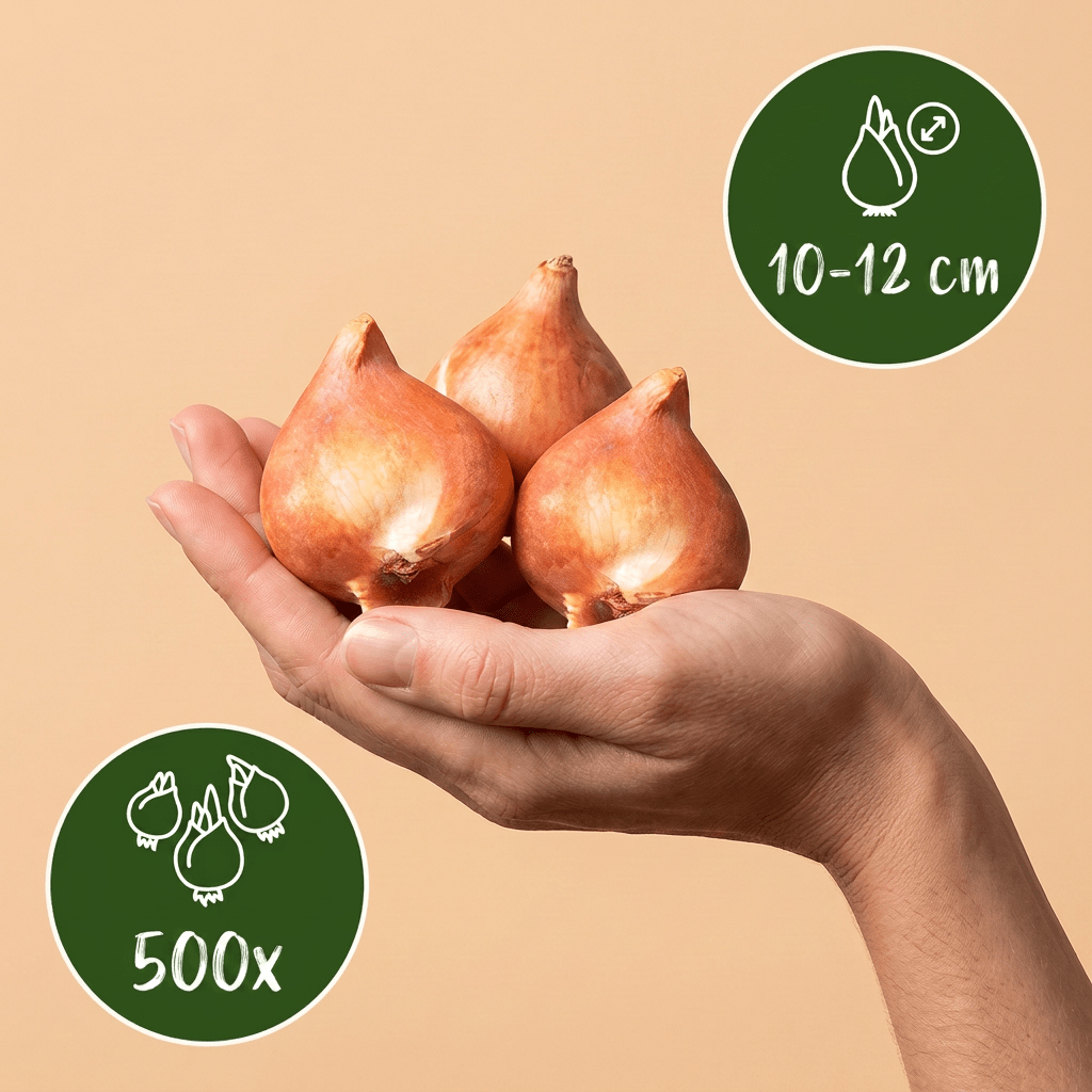 500x Bulb Garden Pink - Bollentuinroze - Diversen - Zomerbloeier - Bolmaat 10/12 - Forestbloom