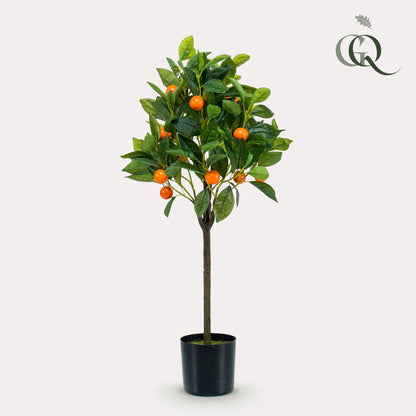 Kunstplant - Citrus Sinensis - Sinaasappelboom - 75 cm - Forest Plants