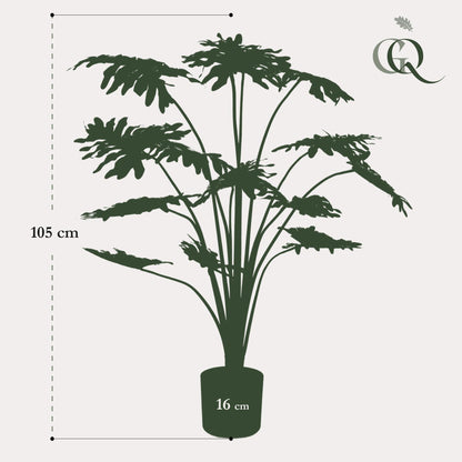 Kunstplant - Philodendron - 105 cm - Forest Plants