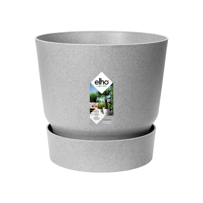 Elho Greenville Round pot, grey - D14 x H13