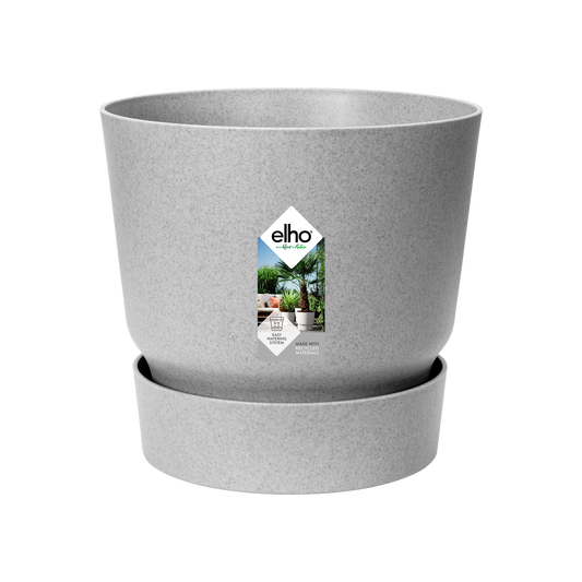 Elho Greenville Round pot, grey - D14 x H13