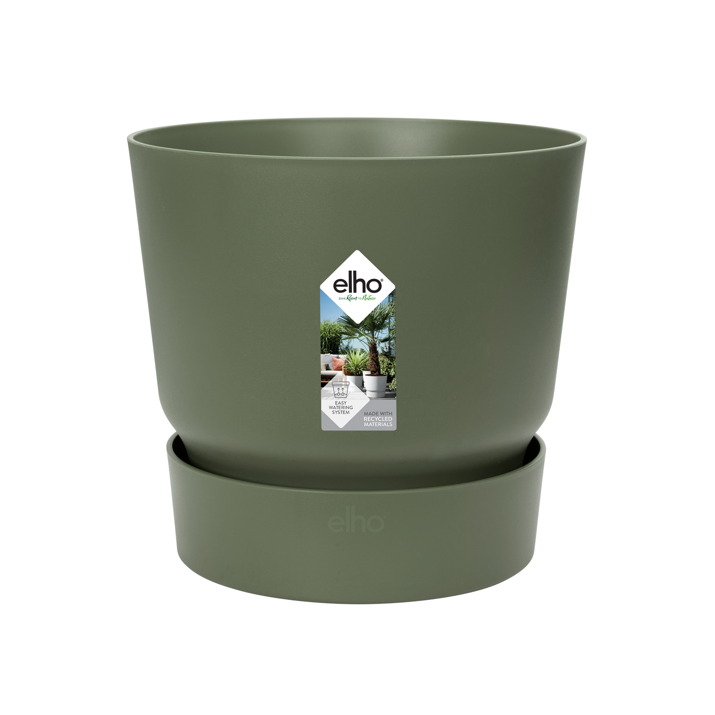 Pot elho Greenville Round green - D18 x H17