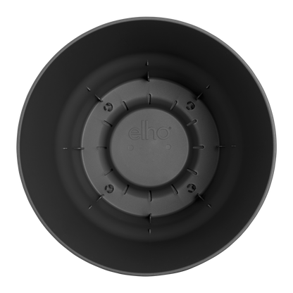 Elho Greenville Round black pot - D18 x H17