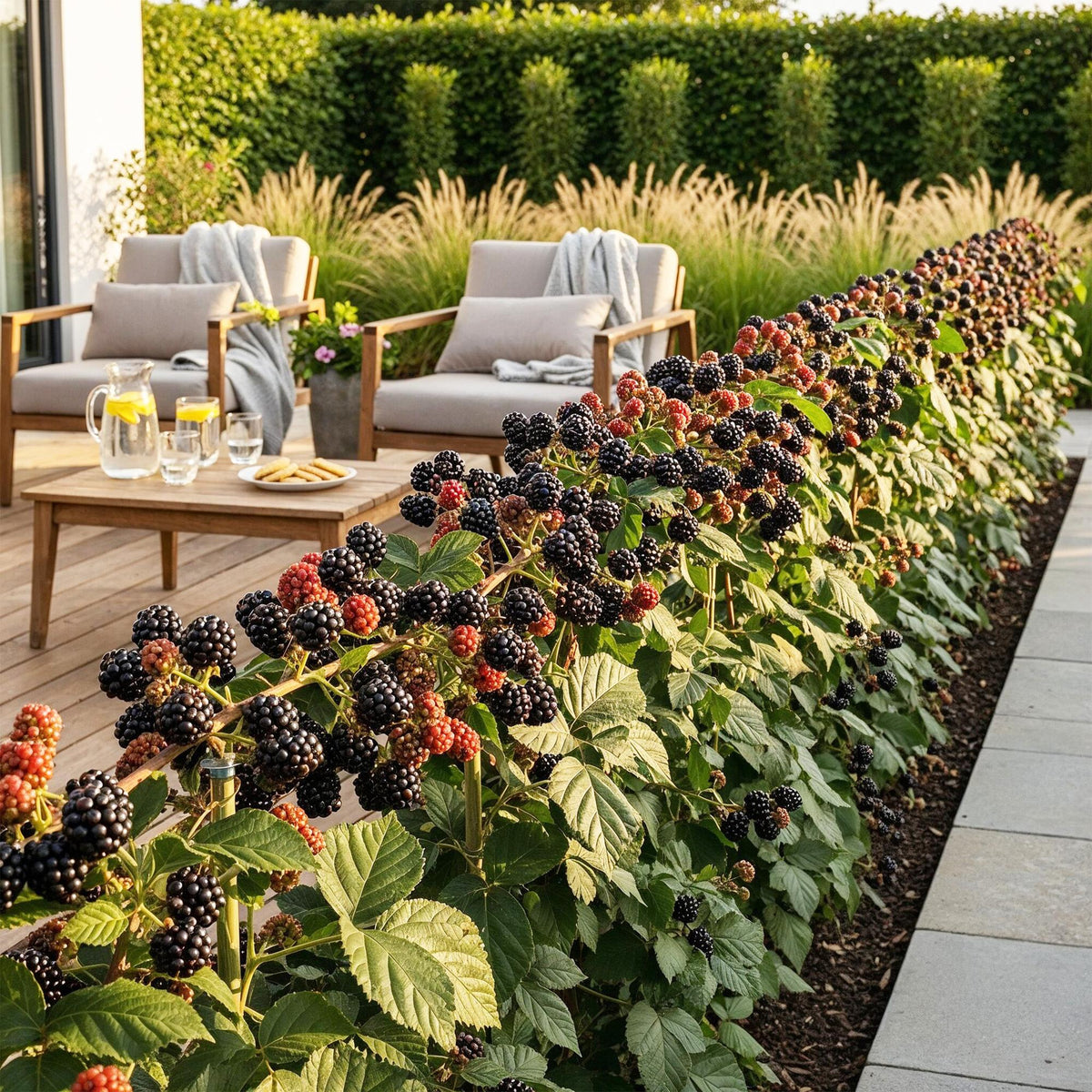 Braam - Rubus Black Satin - Winterhard - 6 Planten - Forestbloom
