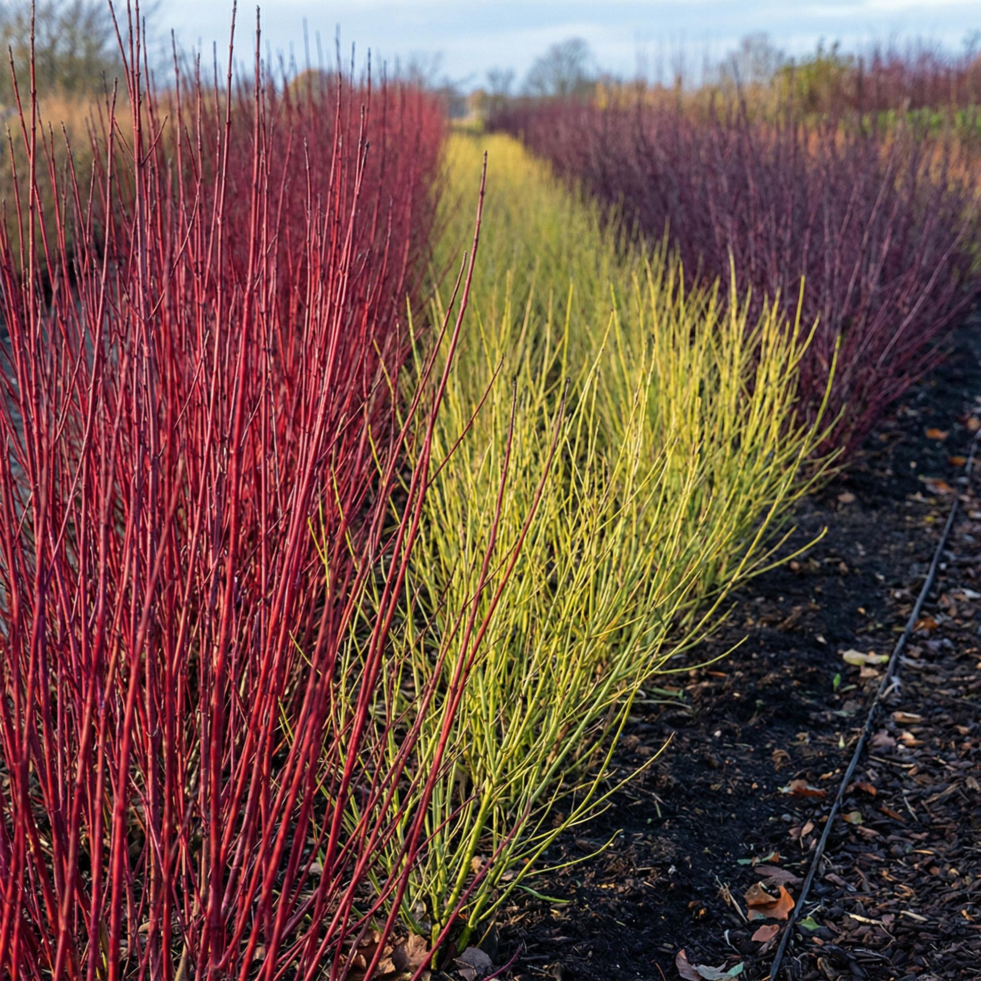 Heesters - Cornus alba Tricolour - 3 Planten - Bladverliezend - Weinig Onderhoud - Forestbloom