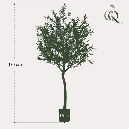 Kunst Olijfboom - Olea europaea - 180 cm - Forestbloom