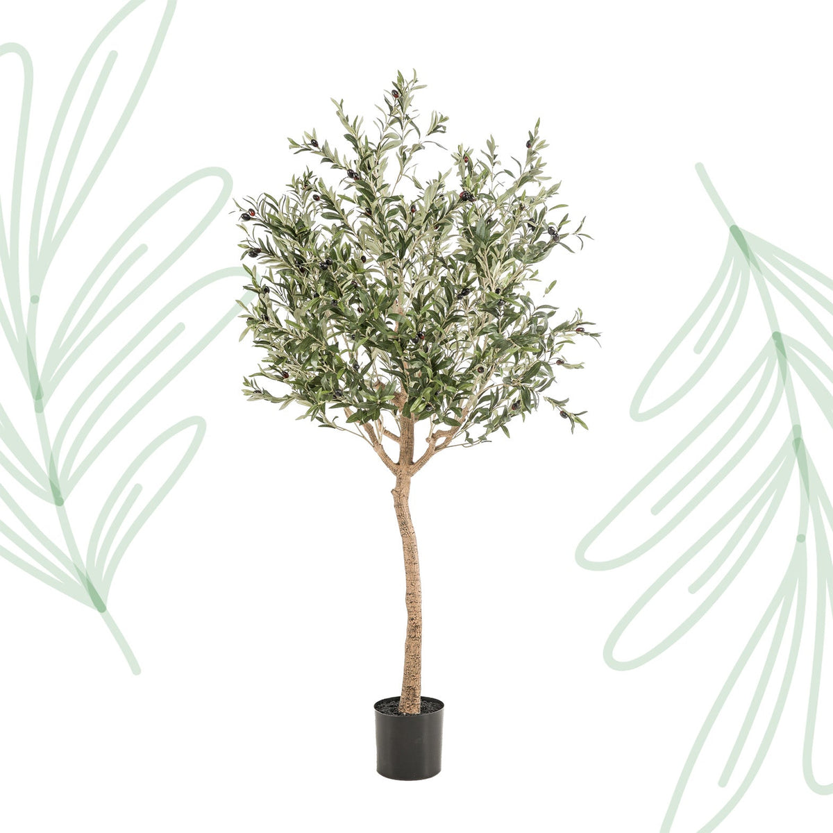 Kunst Olijfboom - Olea europaea - 180 cm - Forestbloom