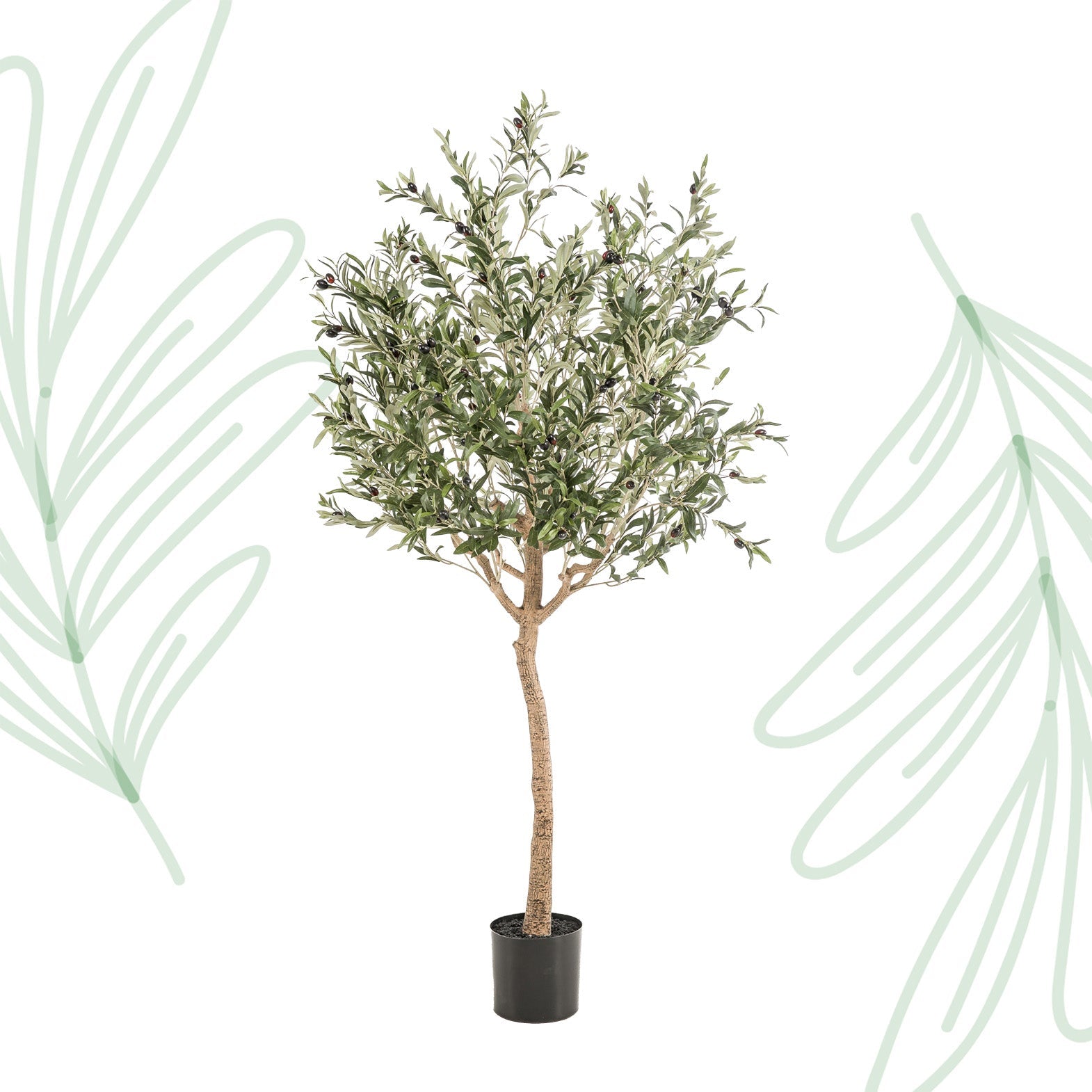 Kunst Olijfboom - Olea europaea - 180 cm - Forestbloom