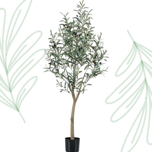 Kunst Olijfboom - Olea europaea - Olijfboom - 140 cm - Forestbloom