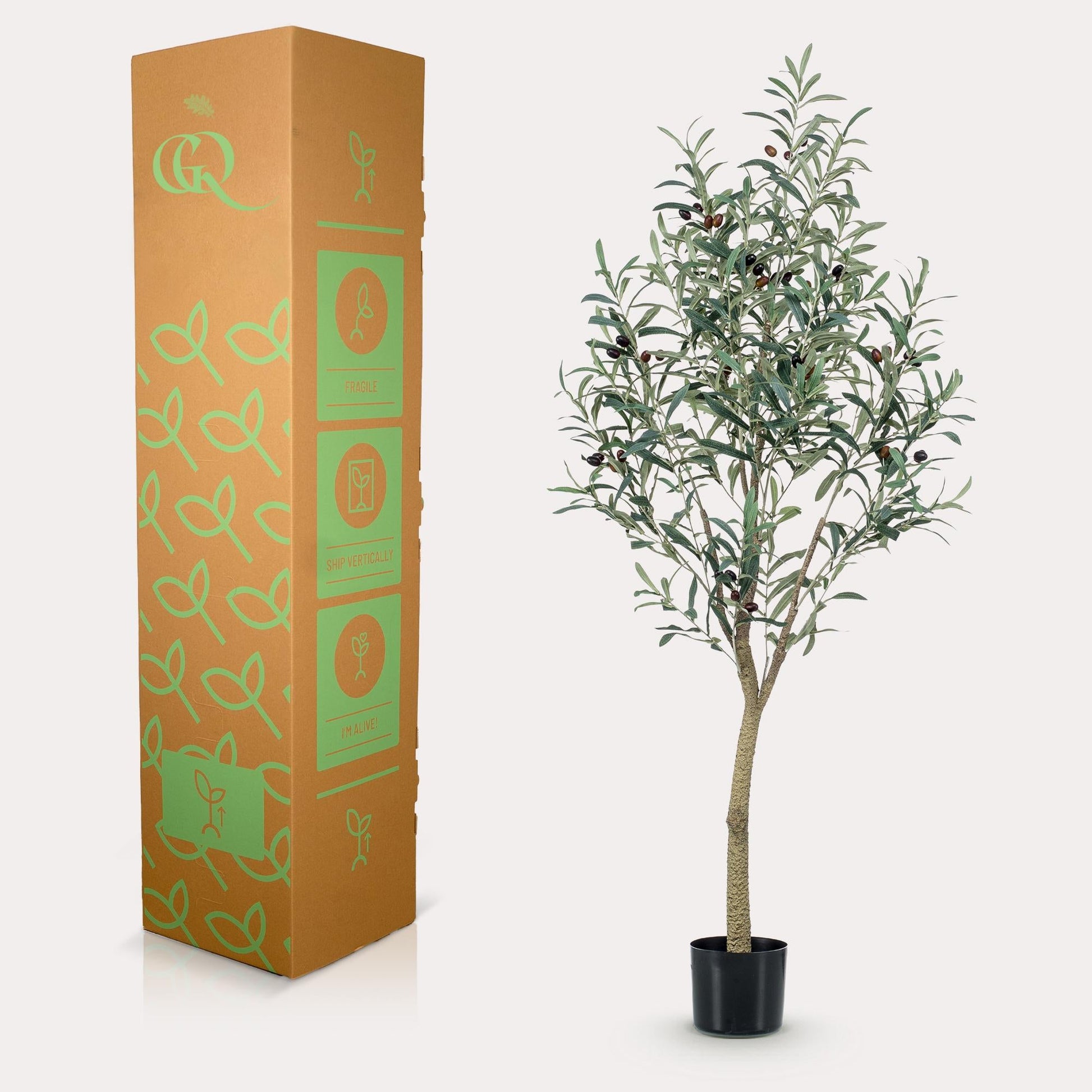 Kunst Olijfboom - Olea europaea - Olijfboom - 140 cm - Forestbloom