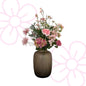 Kunstbloemen - Boeket L - Pretty Pink - 89 cm - Forestbloom