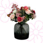 Kunstbloemen - Boeket M - Flame Roses - 45 cm - Forestbloom