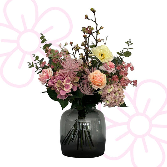 Kunstbloemen - Boeket M - Mystic Summer - 65 cm - Forestbloom