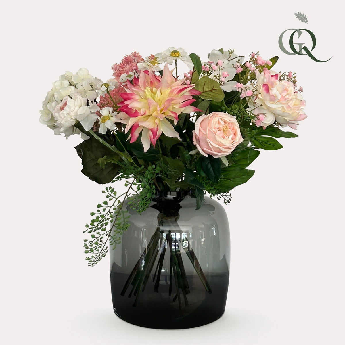 Kunstbloemen - Boeket M - Pastel Lover - 40 cm - Forestbloom