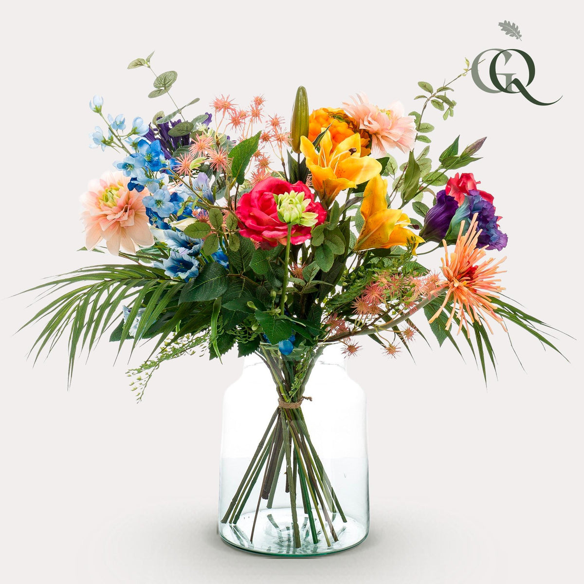 Kunstbloemen - Boeket M - Pretty Powerful - 67 cm - Forestbloom