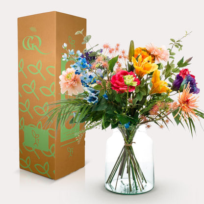 Kunstbloemen - Boeket M - Pretty Powerful - 67 cm - Forestbloom