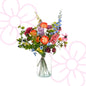 Kunstbloemen - Boeket XL - Electric Love - 90cm - Forestbloom