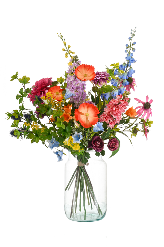 Kunstbloemen - Boeket XL - Electric Love - 90cm - Forestbloom