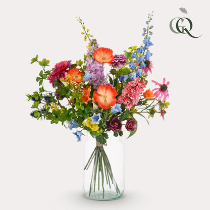 Kunstbloemen - Boeket XL - Electric Love - 90cm - Forestbloom
