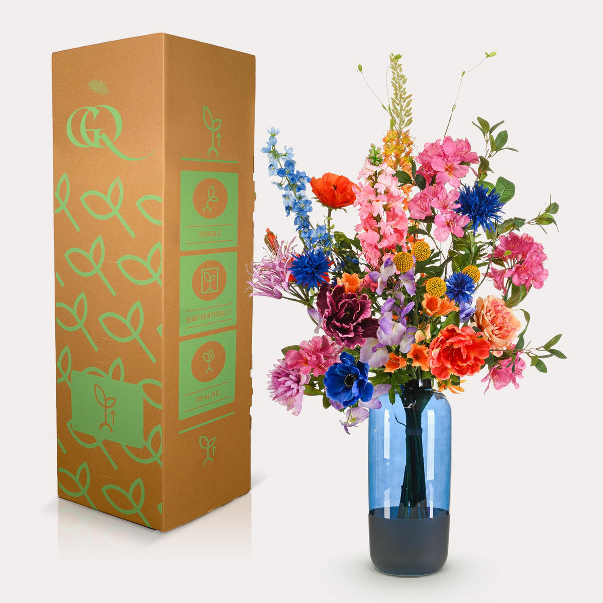 Kunstbloemen - Boeket XL - Luxury Glam - 90cm - Forestbloom