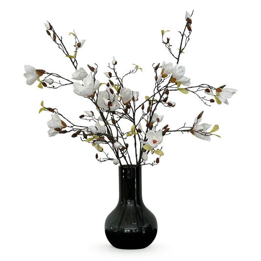 Kunstbloemen Solo - Crème - Magnolia Branches - x 4 - 105cm - Forestbloom