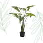 Kunstplant - Alocasia Frydek - Olifantsoor - 120 cm - Forestbloom