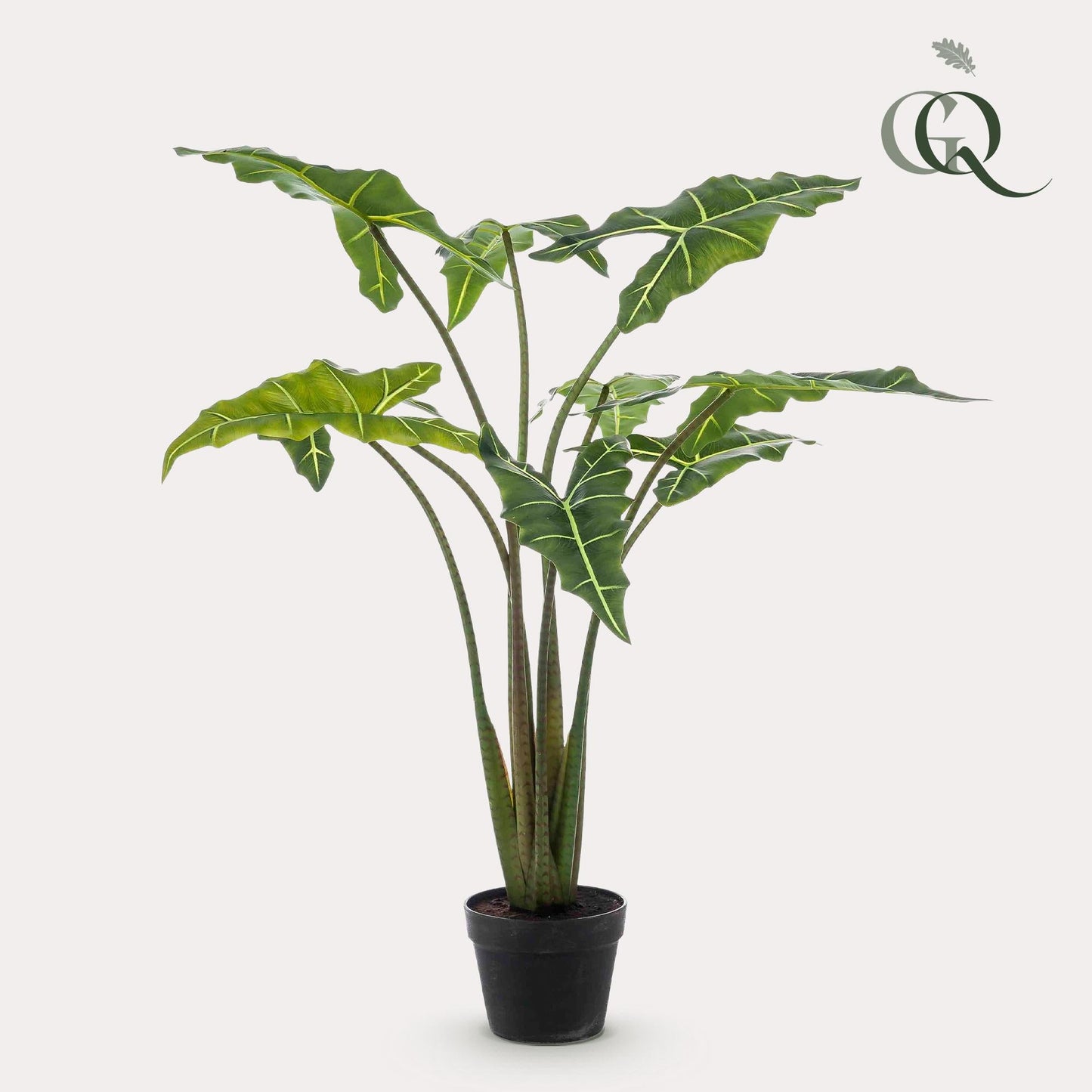 Kunstplant - Alocasia Frydek - Olifantsoor - 120 cm - Forestbloom