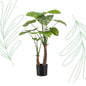 Kunstplant - Alocasia - Olifantsoor - 110 cm - Forestbloom