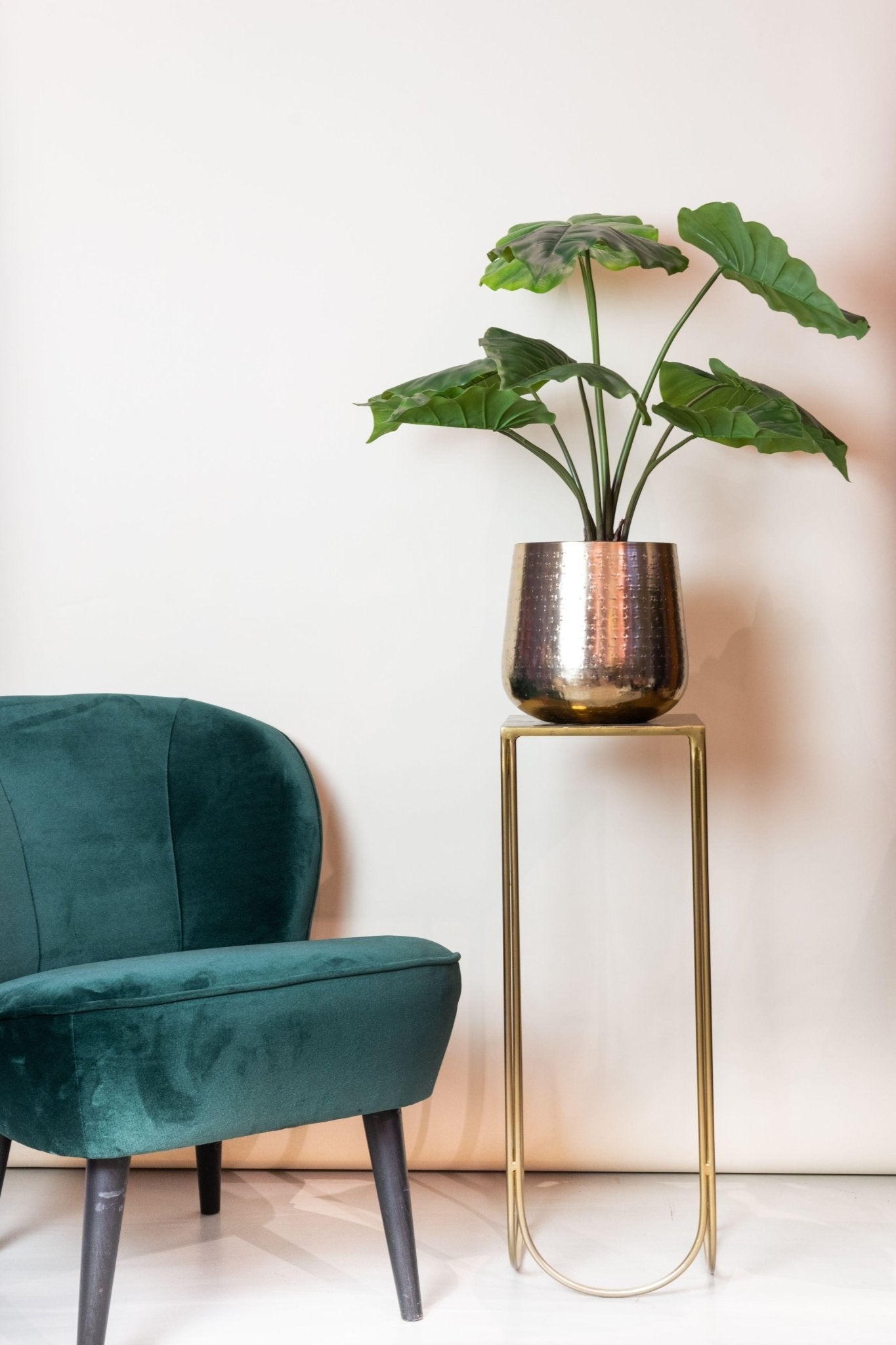 Kunstplant - Alocasia - Olifantsoor - 70 cm - Forestbloom
