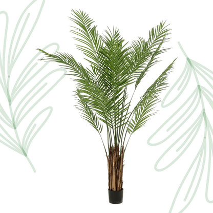 Kunstplant - Areca Lutescens - Goudpalm - 180 cm - Forestbloom
