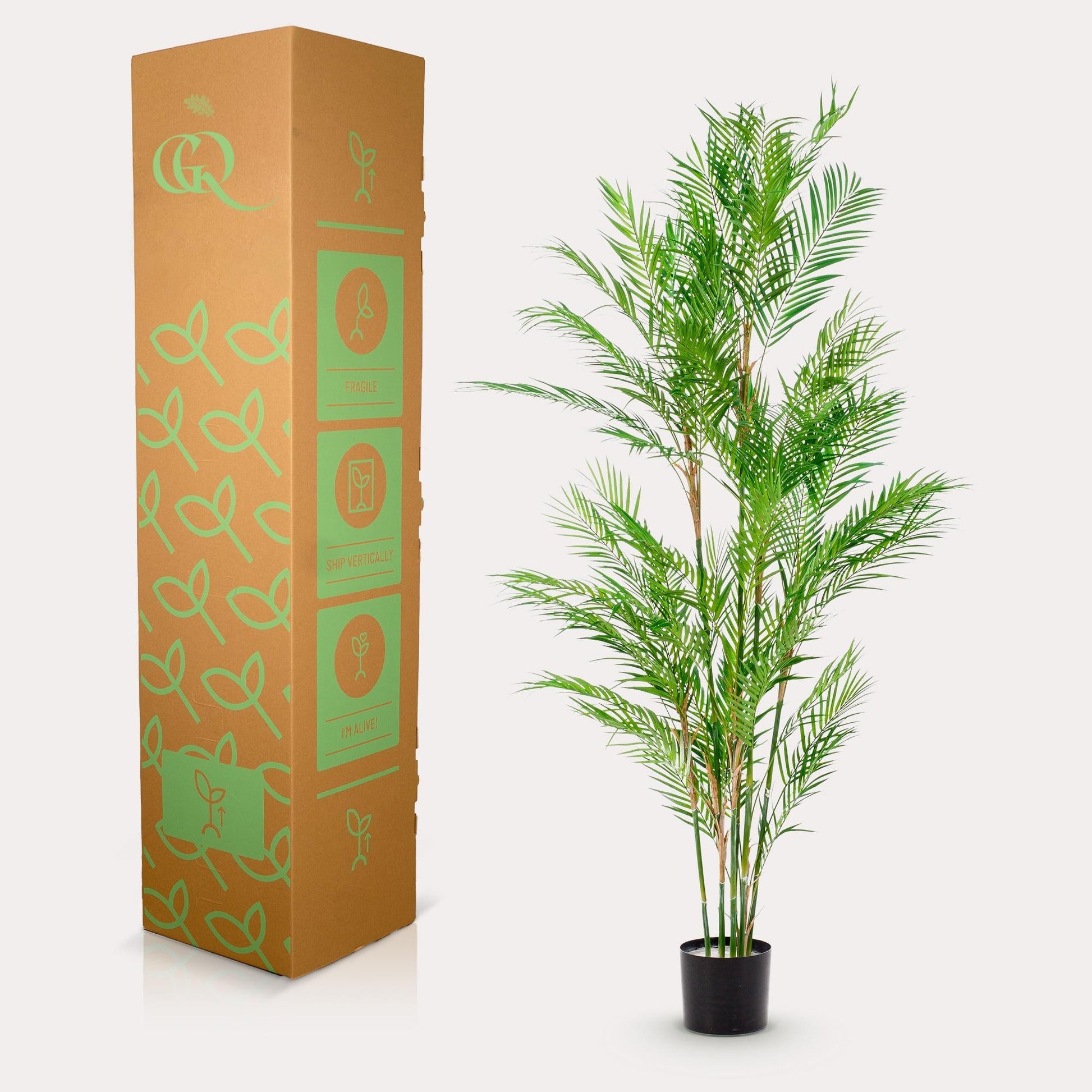 Kunstplant - Chamaedorea Elegans - Bergpalm - 180 cm - Forestbloom