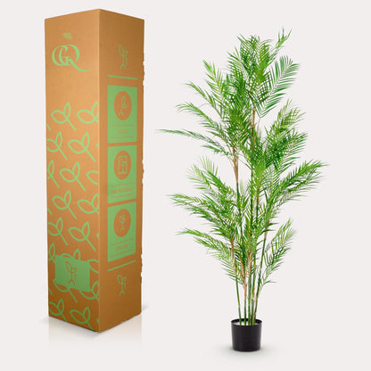 Kunstplant - Chamaedorea Elegans - Bergpalm - 180 cm - Forestbloom