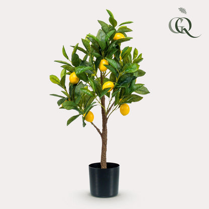 Kunstplant - Citrus Limonia - Citroenboom - 75 cm - Forestbloom