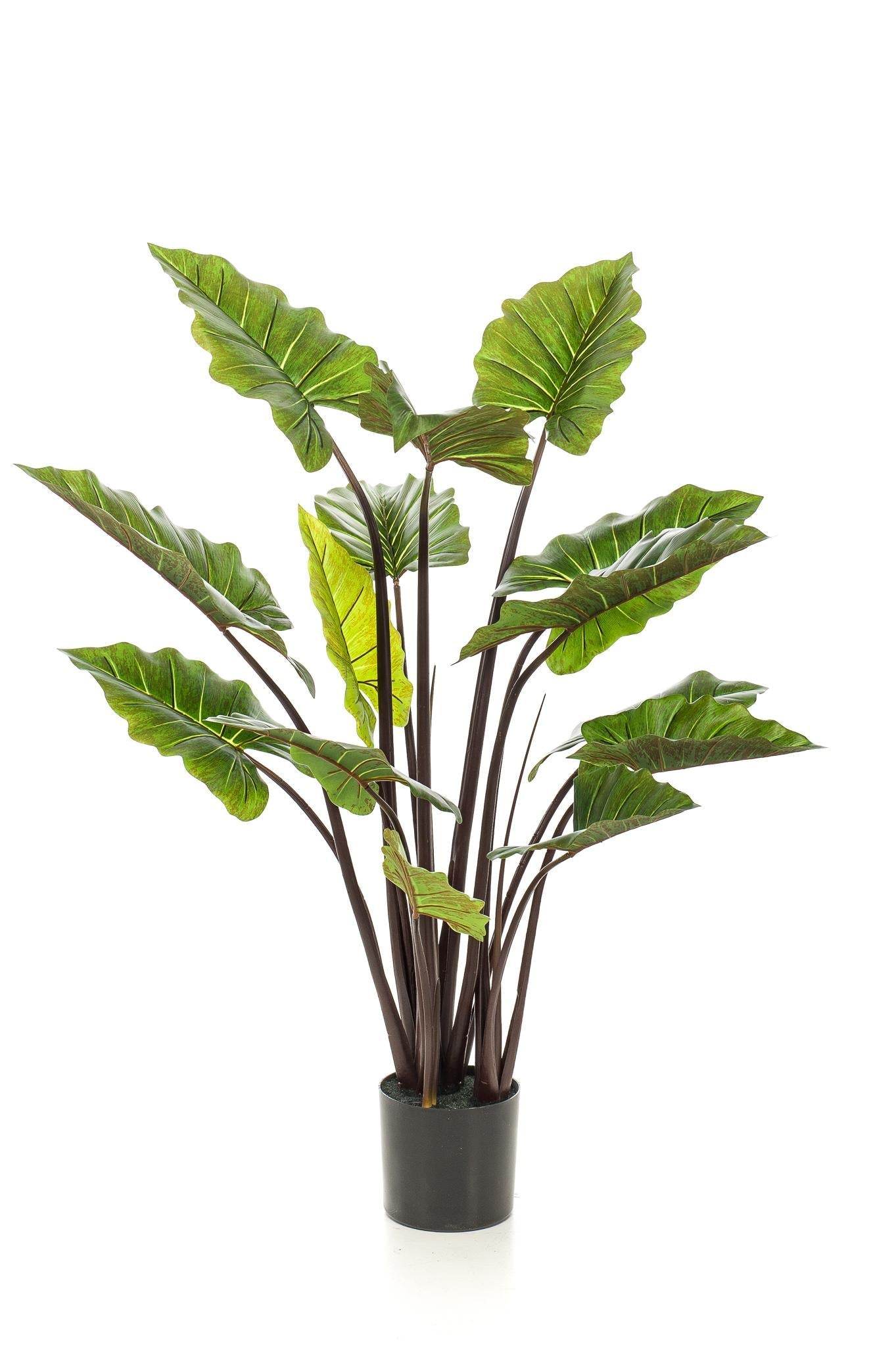Kunstplant - Colocasia Pink China - Olifantsoor - 130 cm - Forestbloom