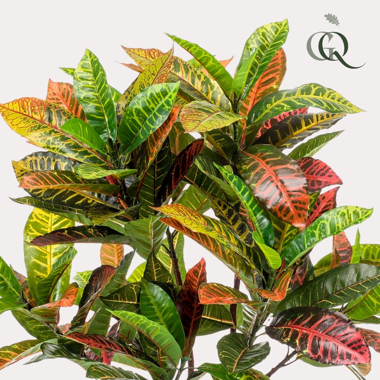 Kunstplant - Croton Codiaeum - Wonderstruik - 120 cm - Forestbloom